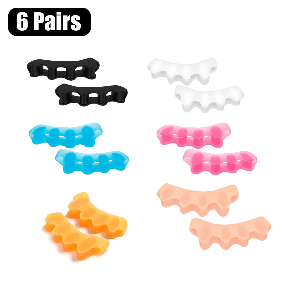 Toe Separator | Doctor Recommended | Correct Foot and Bunion Pain, Plantar Fasciitis, Toe Straightener to Improve Functional Mobility Diet and Exercise