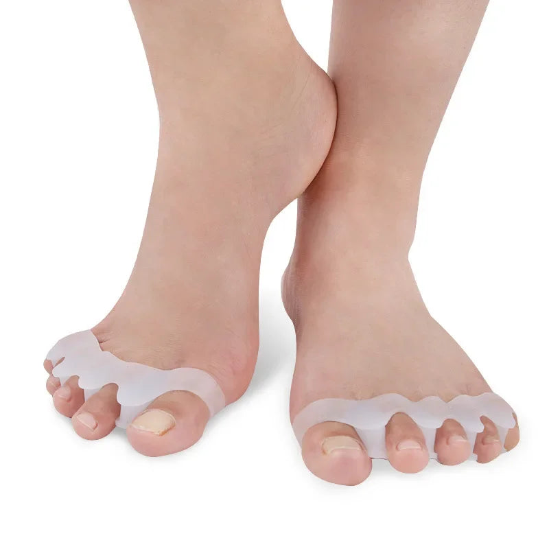 Toe Separator | Doctor Recommended | Correct Foot and Bunion Pain, Plantar Fasciitis, Toe Straightener to Improve Functional Mobility Diet and Exercise
