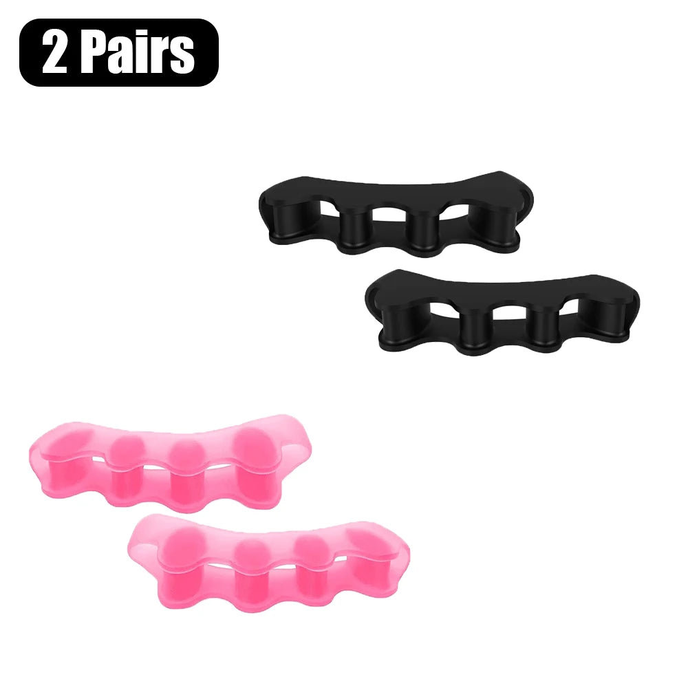 Toe Separator | Doctor Recommended | Correct Foot and Bunion Pain, Plantar Fasciitis, Toe Straightener to Improve Functional Mobility Diet and Exercise