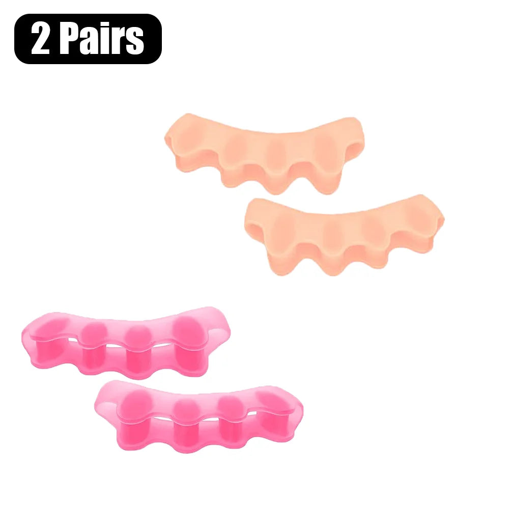 Toe Separator | Doctor Recommended | Correct Foot and Bunion Pain, Plantar Fasciitis, Toe Straightener to Improve Functional Mobility Diet and Exercise
