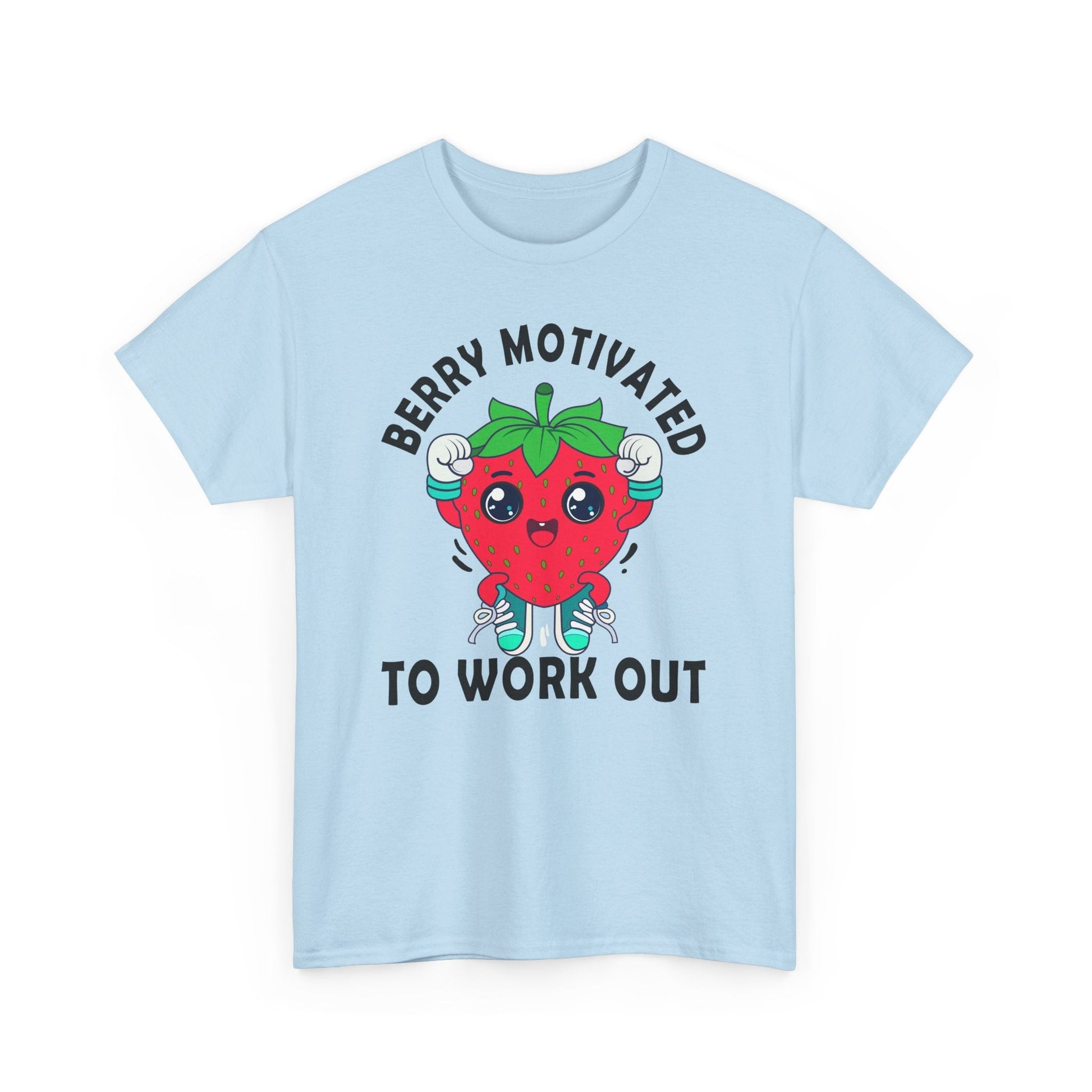 Berry Motivated To Work Out T-Shirt Printify