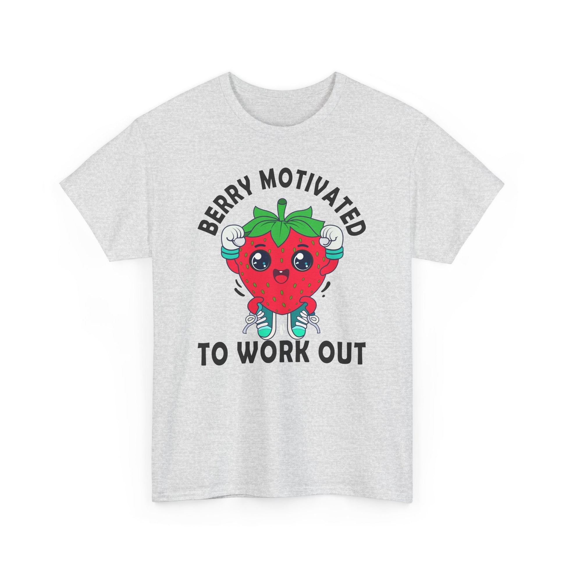 Berry Motivated To Work Out T-Shirt Printify