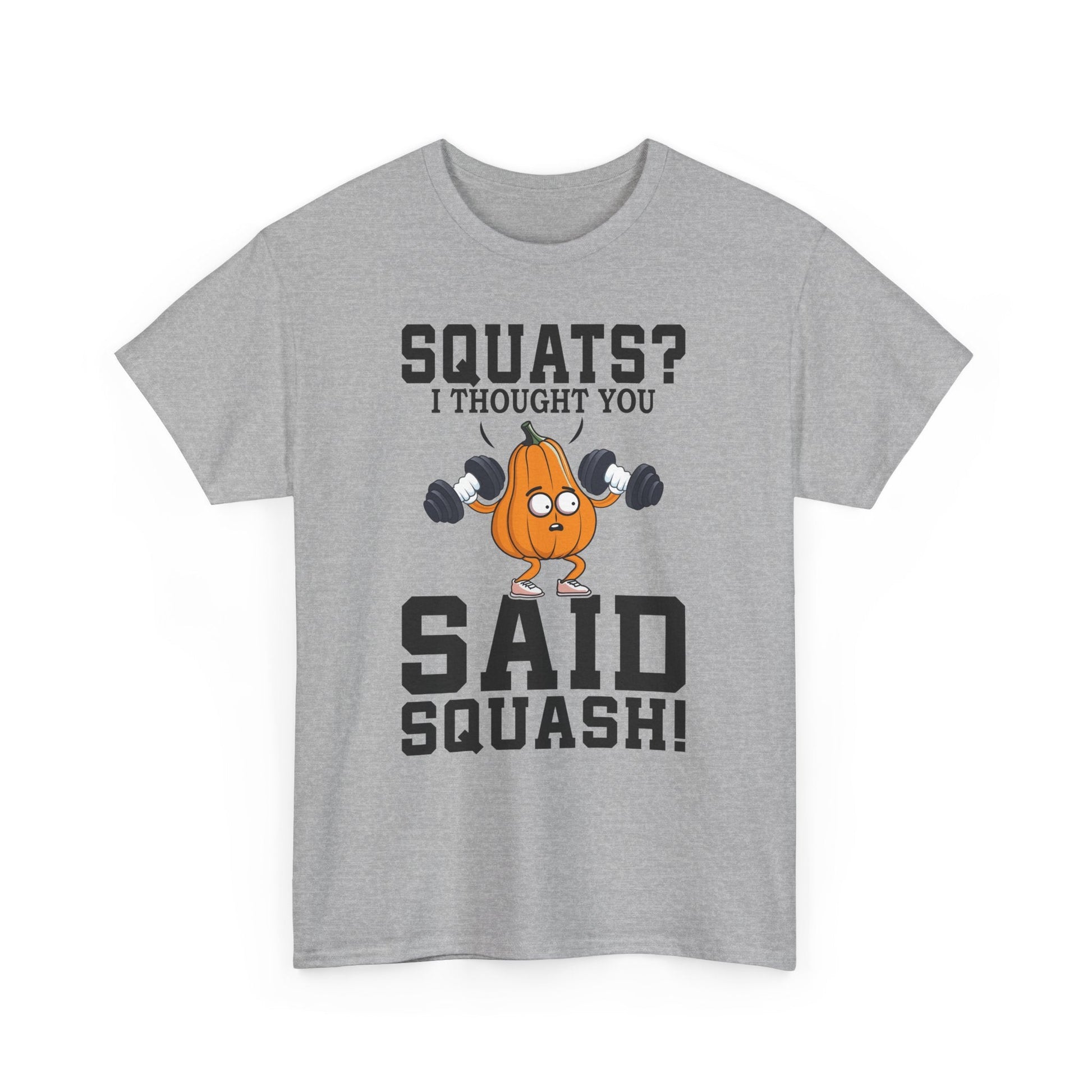 A squash doing squats