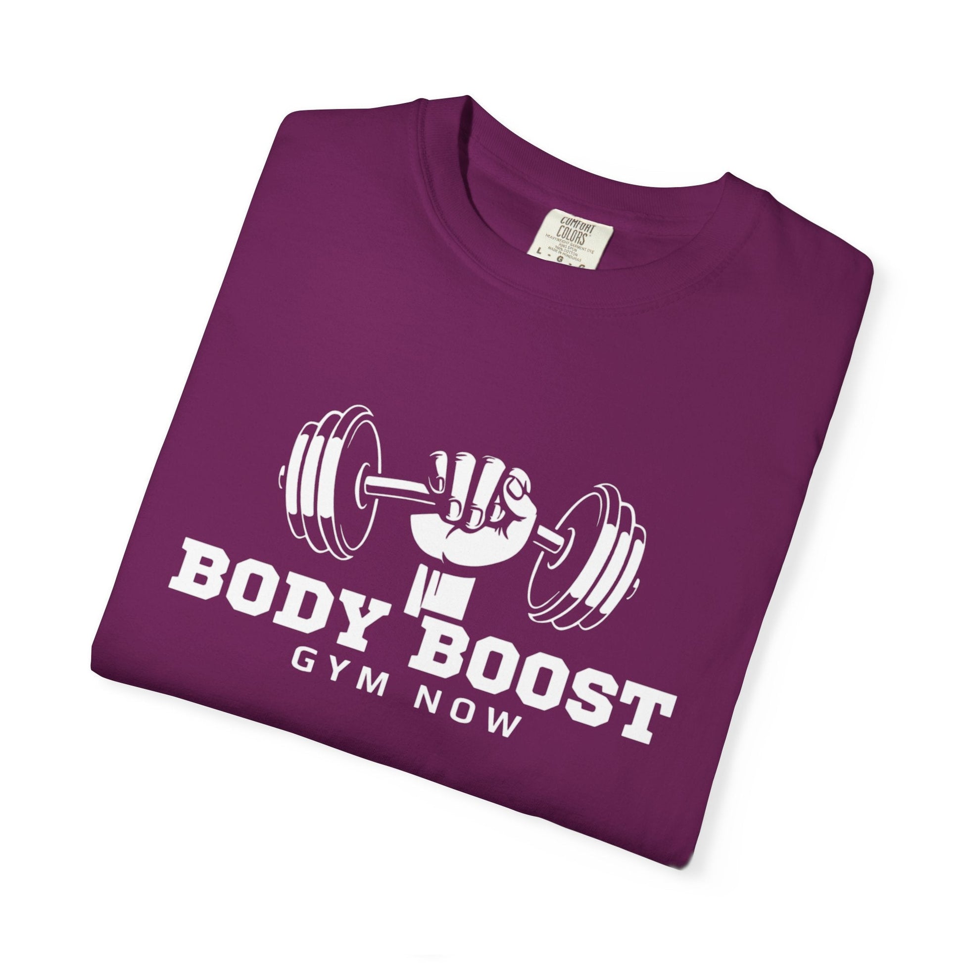 BODY BOOST GYM NOW t-shirt Printify