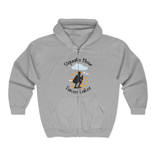 Squats Now, Tacos Later Hoodie Printify