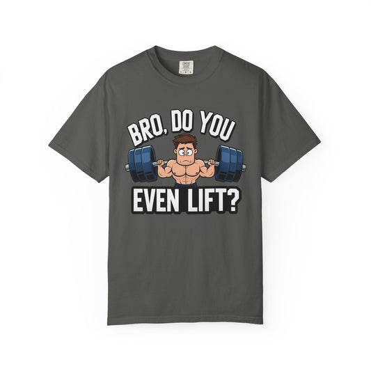 BRO, DO YOU EVEN LIFT?  Text with a guy squatting barbell weight