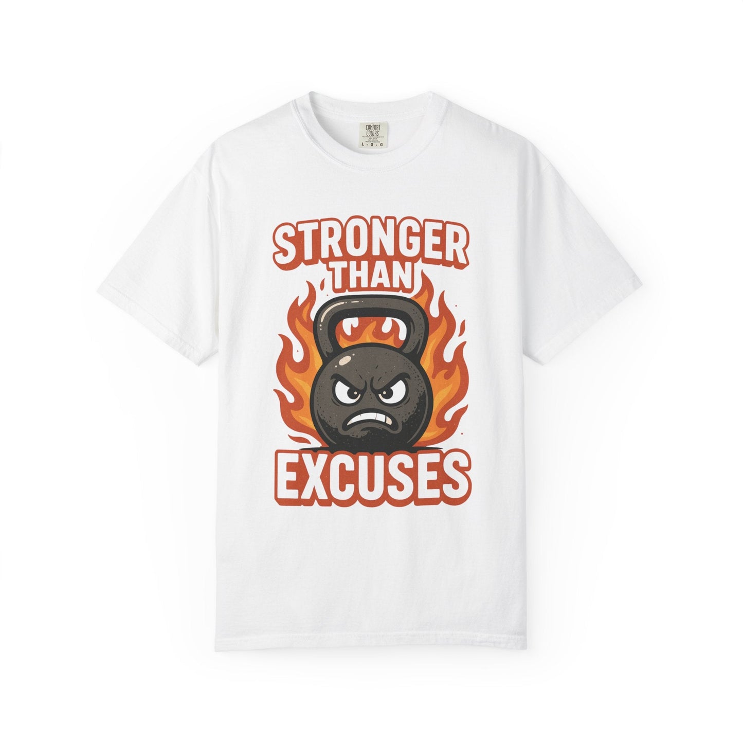 Stronger Than Excuses Gym T-Shirt, Motivational Workout Tee, Unisex Fitness Shirt, Gift for Gym Lovers, Activewear for All Printify