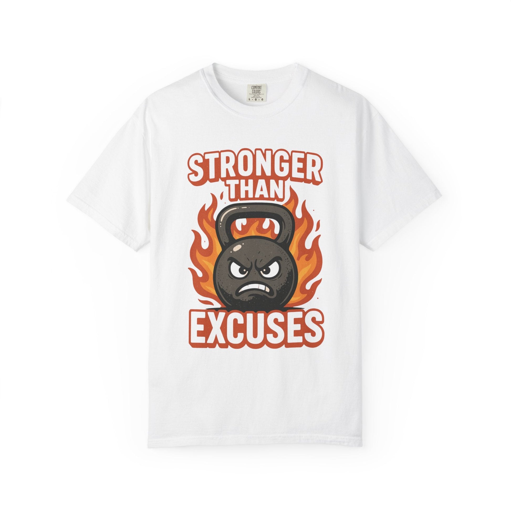 Stronger Than Excuses Gym T-Shirt, Motivational Workout Tee, Unisex Fitness Shirt, Gift for Gym Lovers, Activewear for All Printify