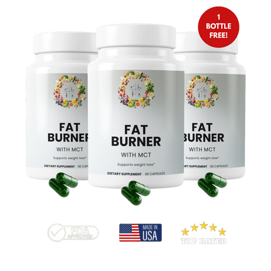 3-Pack Fat Burner Supplements Diet and Exercise