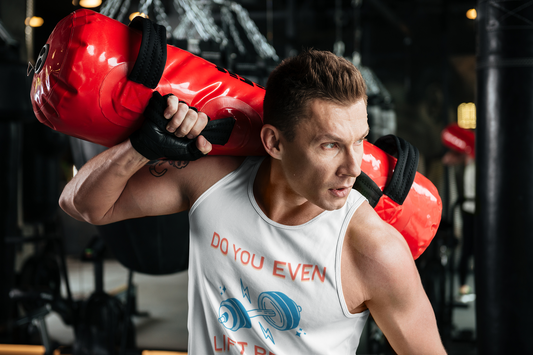 Do You Even Lift Bro? Unisex Heavy Cotton Tank Top - Funny Workout Shirt, Gym Tee, Fitness Gift, Humor Top, Casual Exercise Apparel Printify