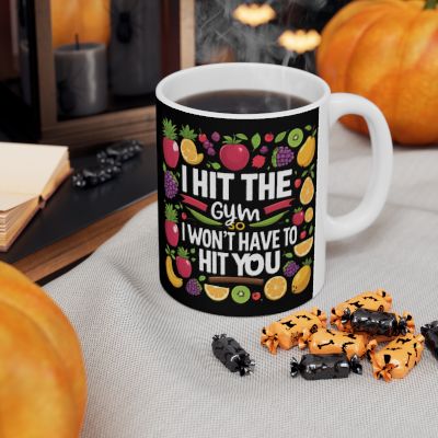 Colorful Fruit-Themed Ceramic Mug - Perfect Gift for Food Lovers, Tea & Coffee Enthusiasts, Kitchen Decor, Everyday Use Printify