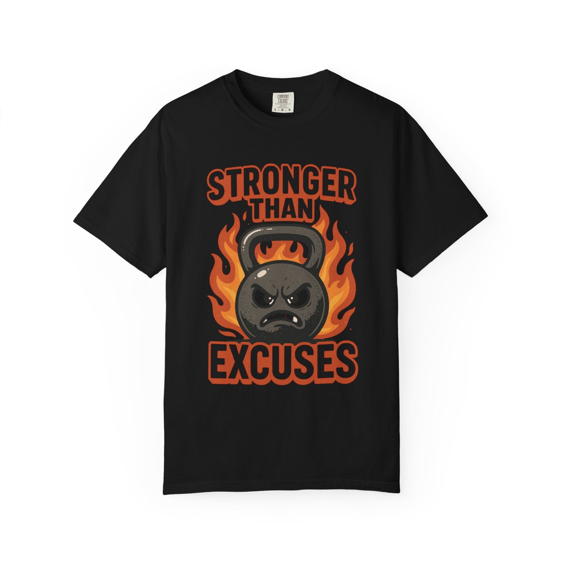 Stronger Than Excuses Gym T-Shirt, Motivational Workout Tee, Unisex Fitness Shirt, Gift for Gym Lovers, Activewear for All Printify