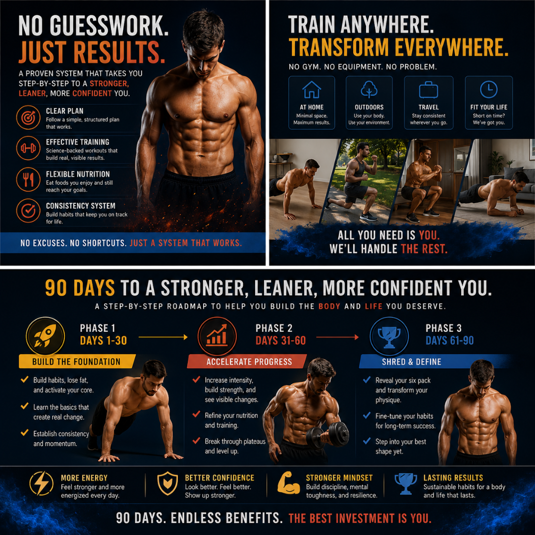 TRANSFORM YOURSELF: POWER UP X1000 Course Diet and Exercise