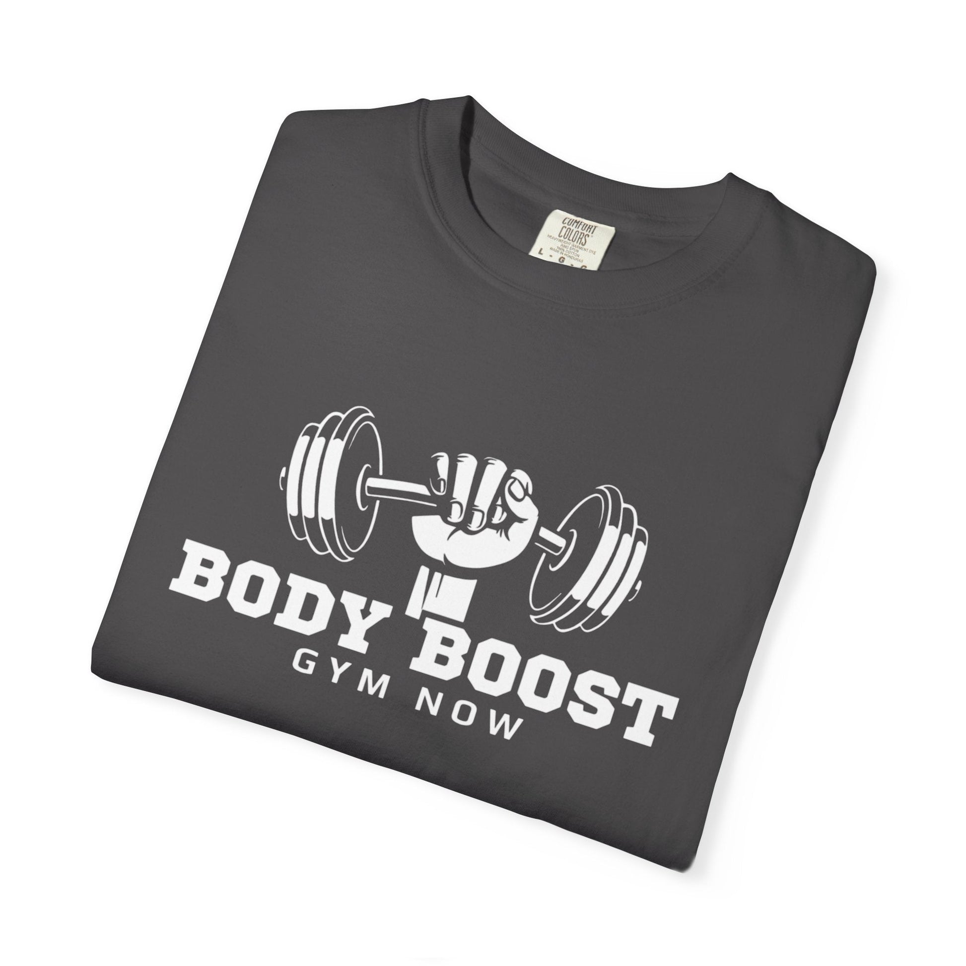 BODY BOOST GYM NOW t-shirt Printify