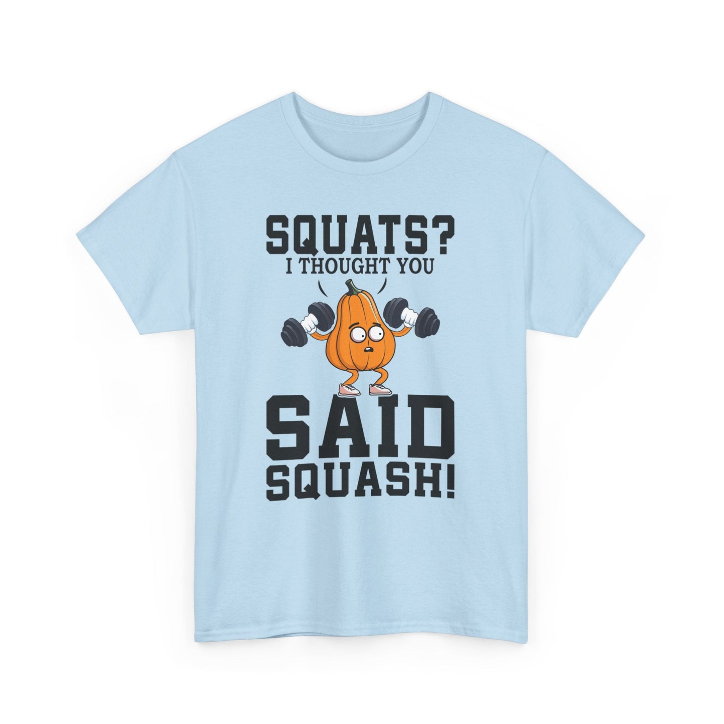 Nice blue tee with black text and graphic