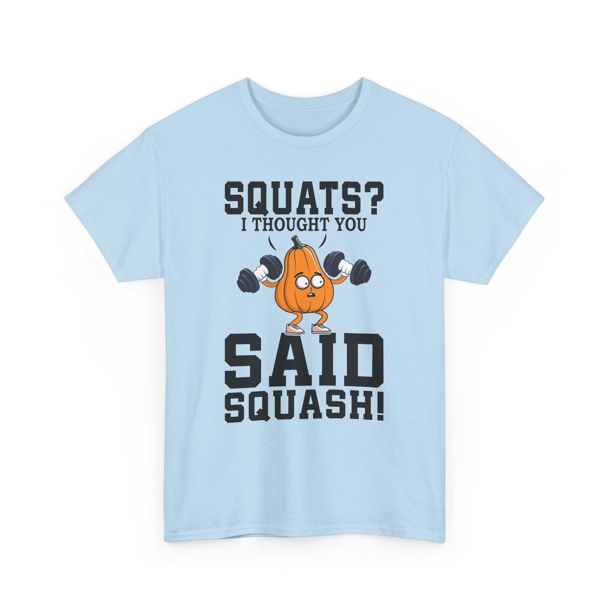 Nice blue tee with black text and graphic