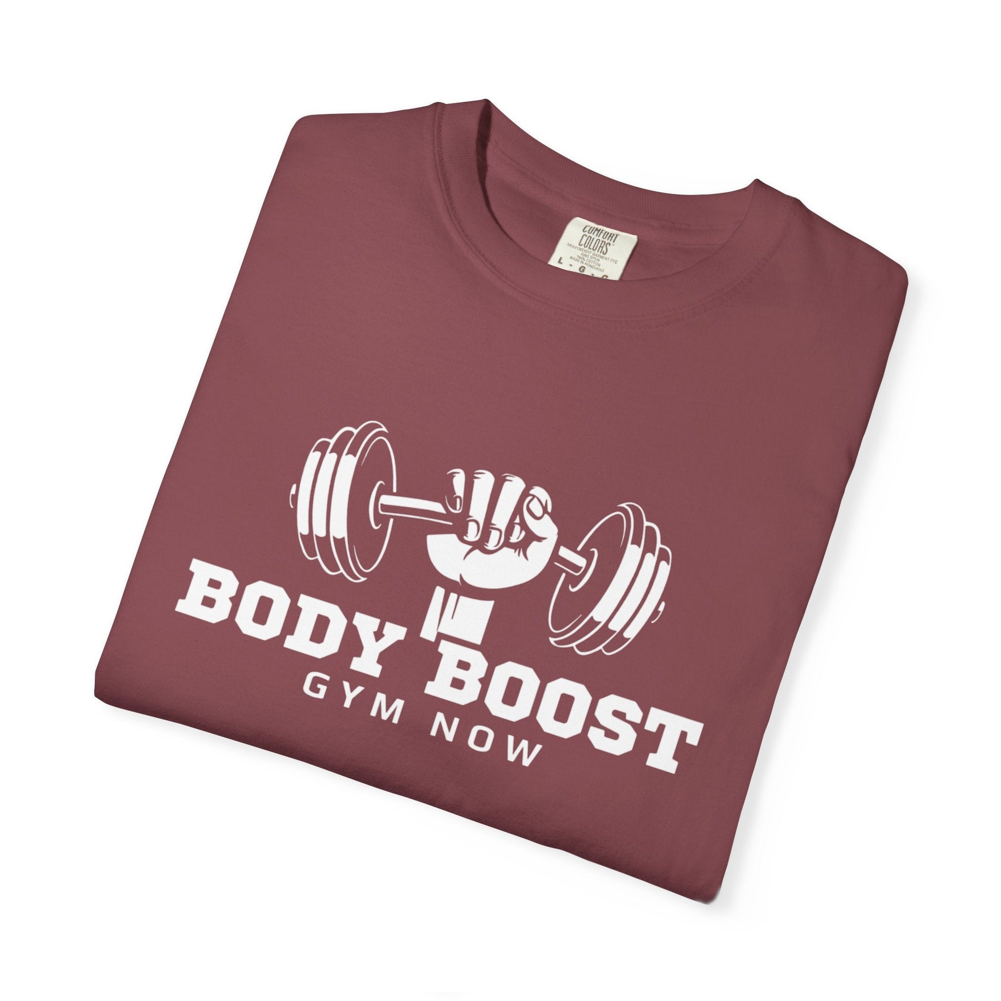 BODY BOOST GYM NOW t-shirt Printify