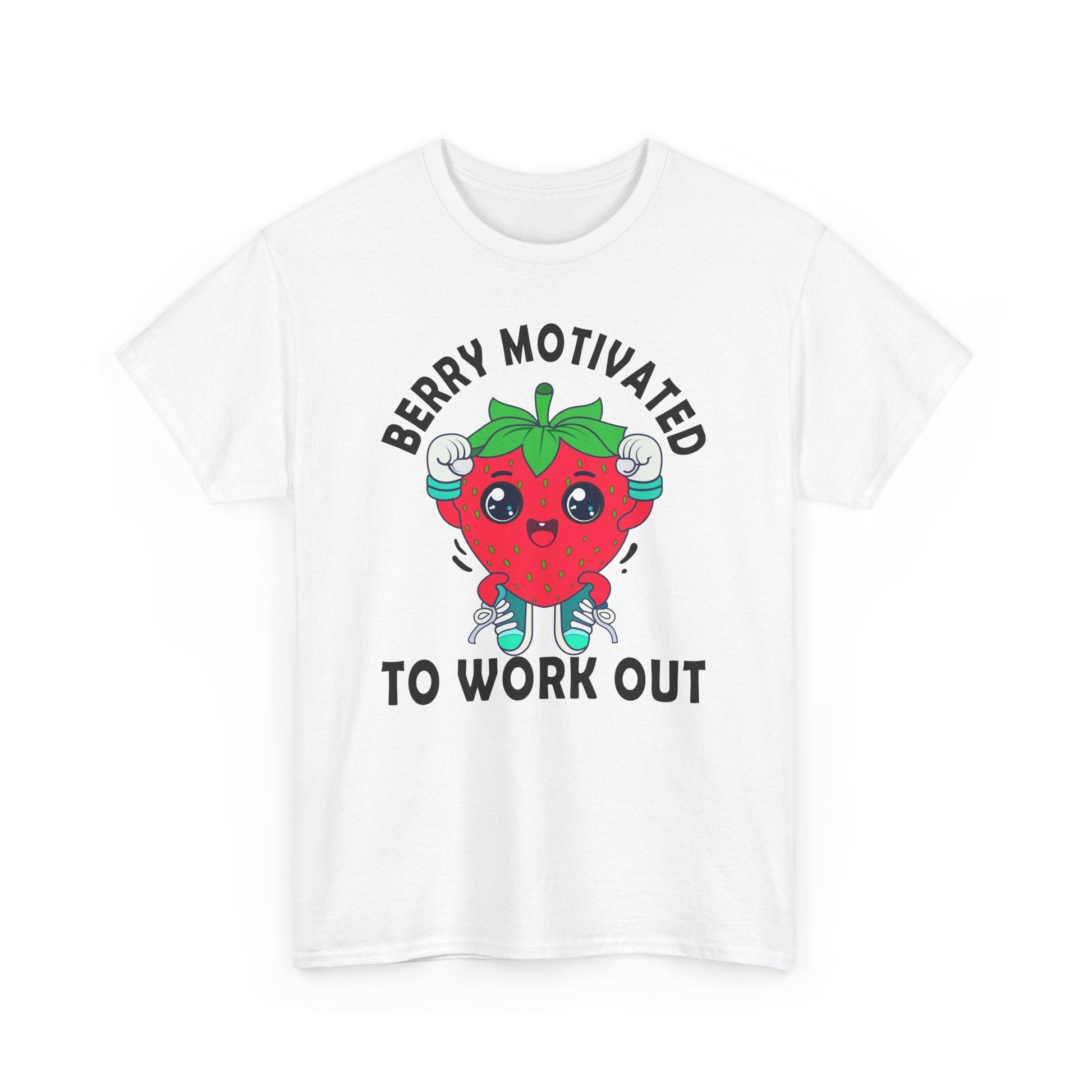 Berry Motivated To Work Out T-Shirt Printify