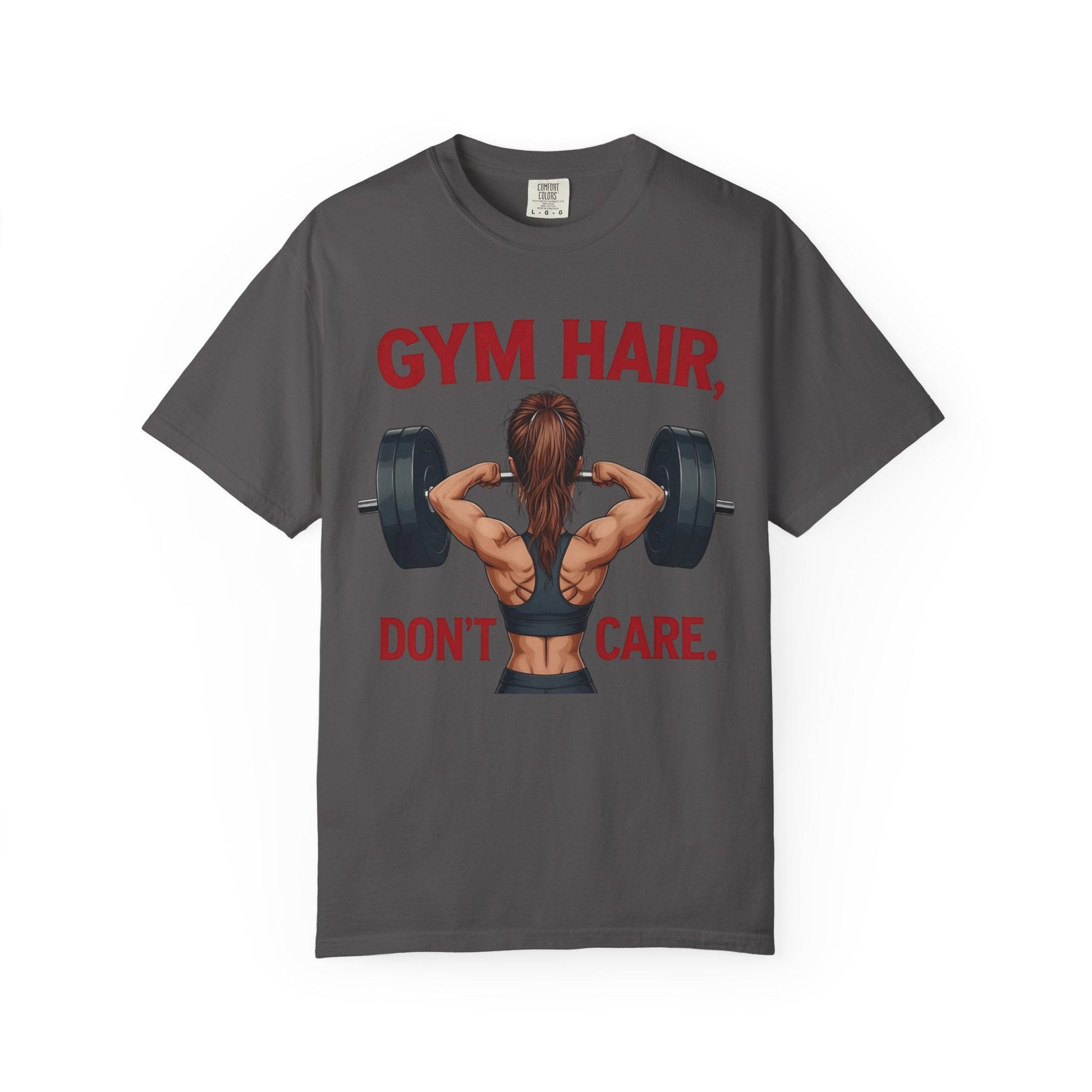 Gym Hair Don't Care T-Shirt, Unisex Workout Tee, Fitness Apparel, Activewear Gift, Casual Style Printify
