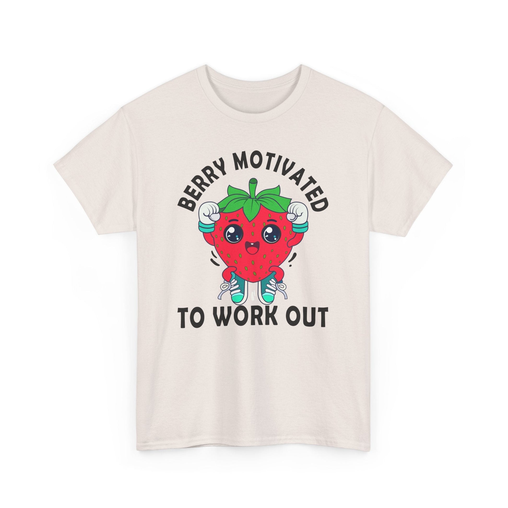 Berry Motivated To Work Out T-Shirt Printify