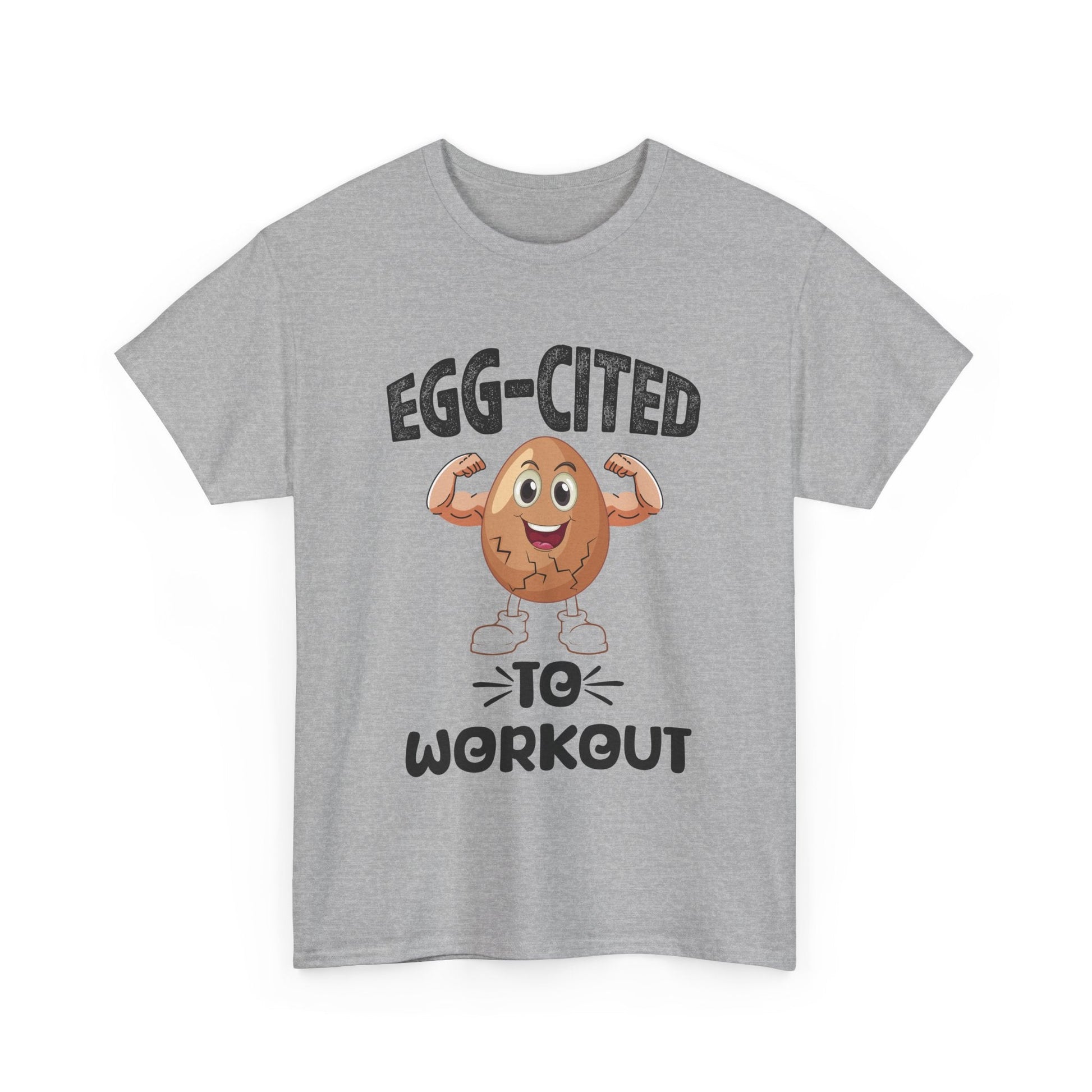 EGG-CITED TO WORKOUT t-shirt Printify