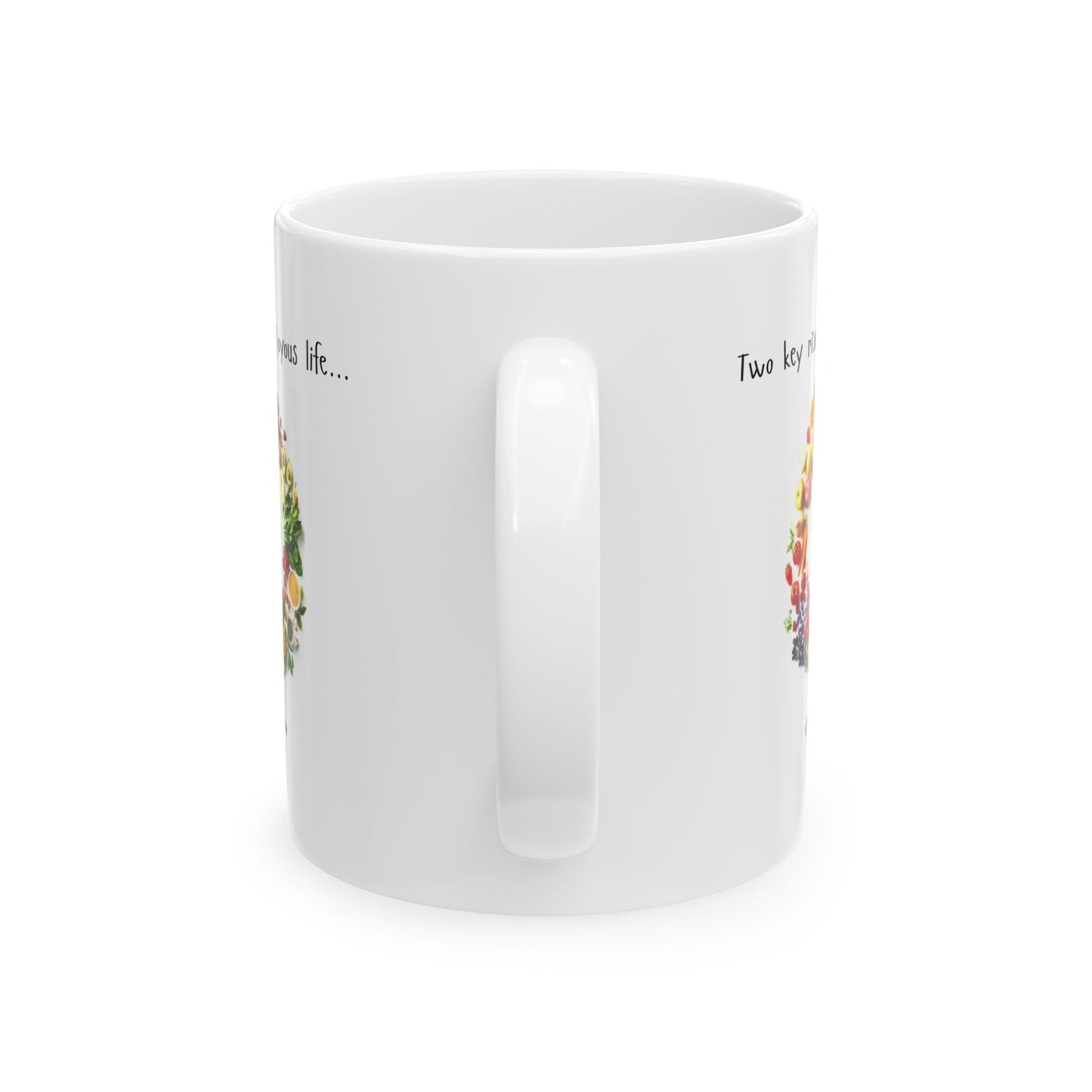 TWO KEYS TO A JOYOUS LIFE Coffee Mug Printify