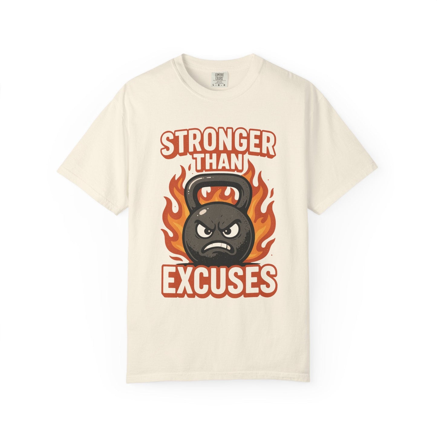 Stronger Than Excuses Gym T-Shirt, Motivational Workout Tee, Unisex Fitness Shirt, Gift for Gym Lovers, Activewear for All Printify