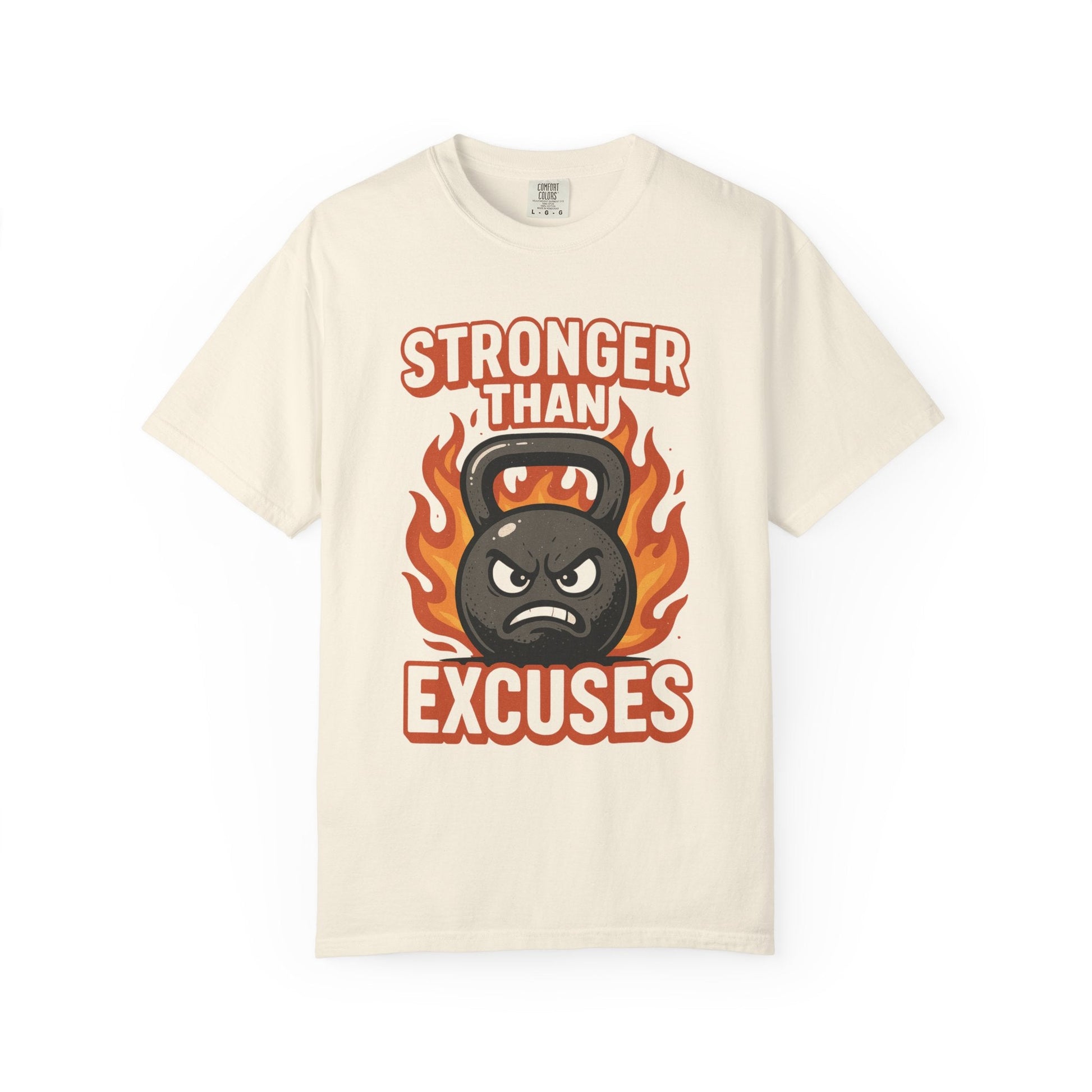 Stronger Than Excuses Gym T-Shirt, Motivational Workout Tee, Unisex Fitness Shirt, Gift for Gym Lovers, Activewear for All Printify