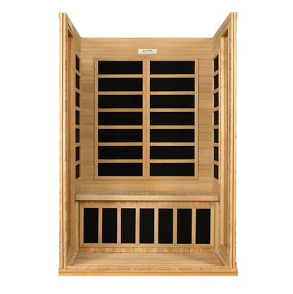 Dynamic "Versailles" 2 Person Low EMF Far IR Sauna Diet and Exercise