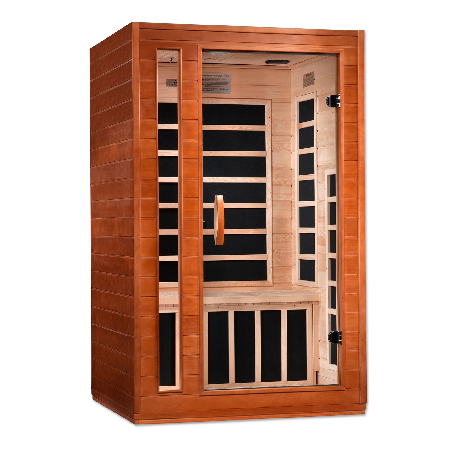 Dynamic "Cordoba" 2 Person Ultra Low EMF FAR IR Sauna Elite Diet and Exercise