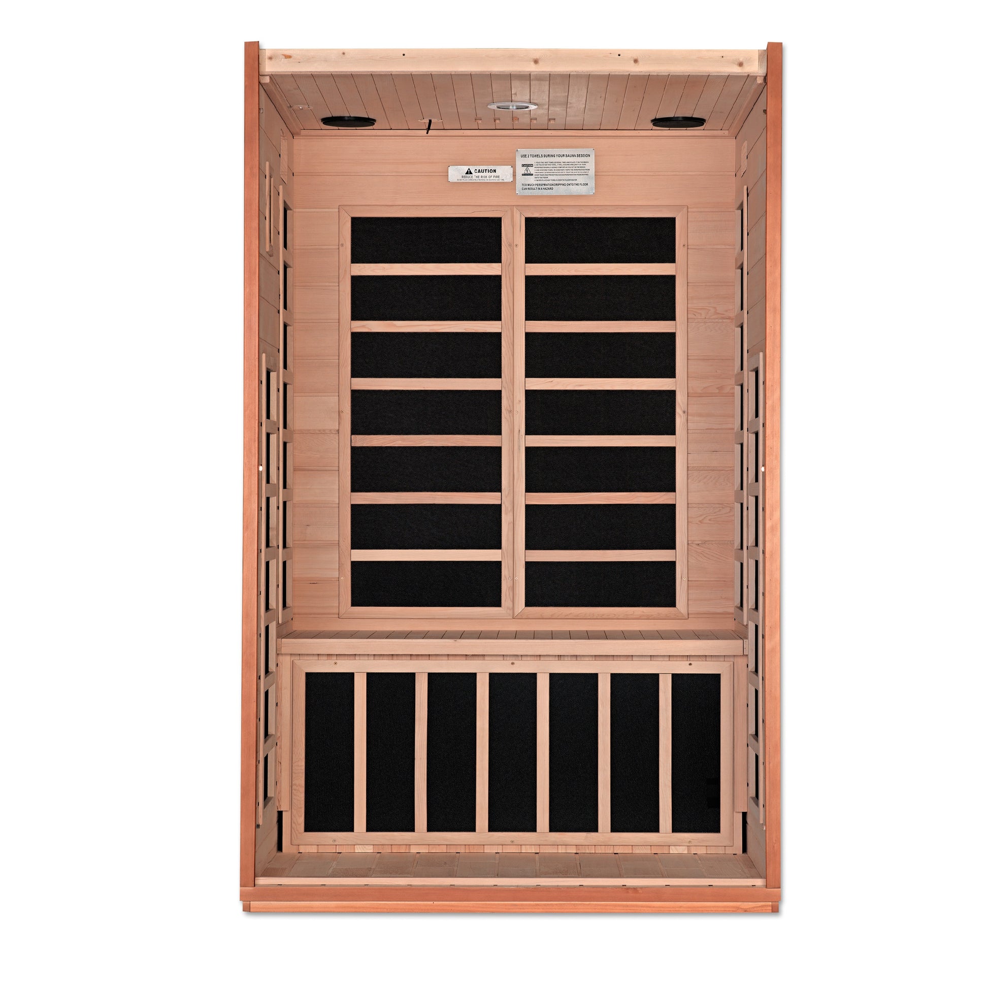 Dynamic "Cordoba" 2 Person Ultra Low EMF FAR IR Sauna Elite Diet and Exercise