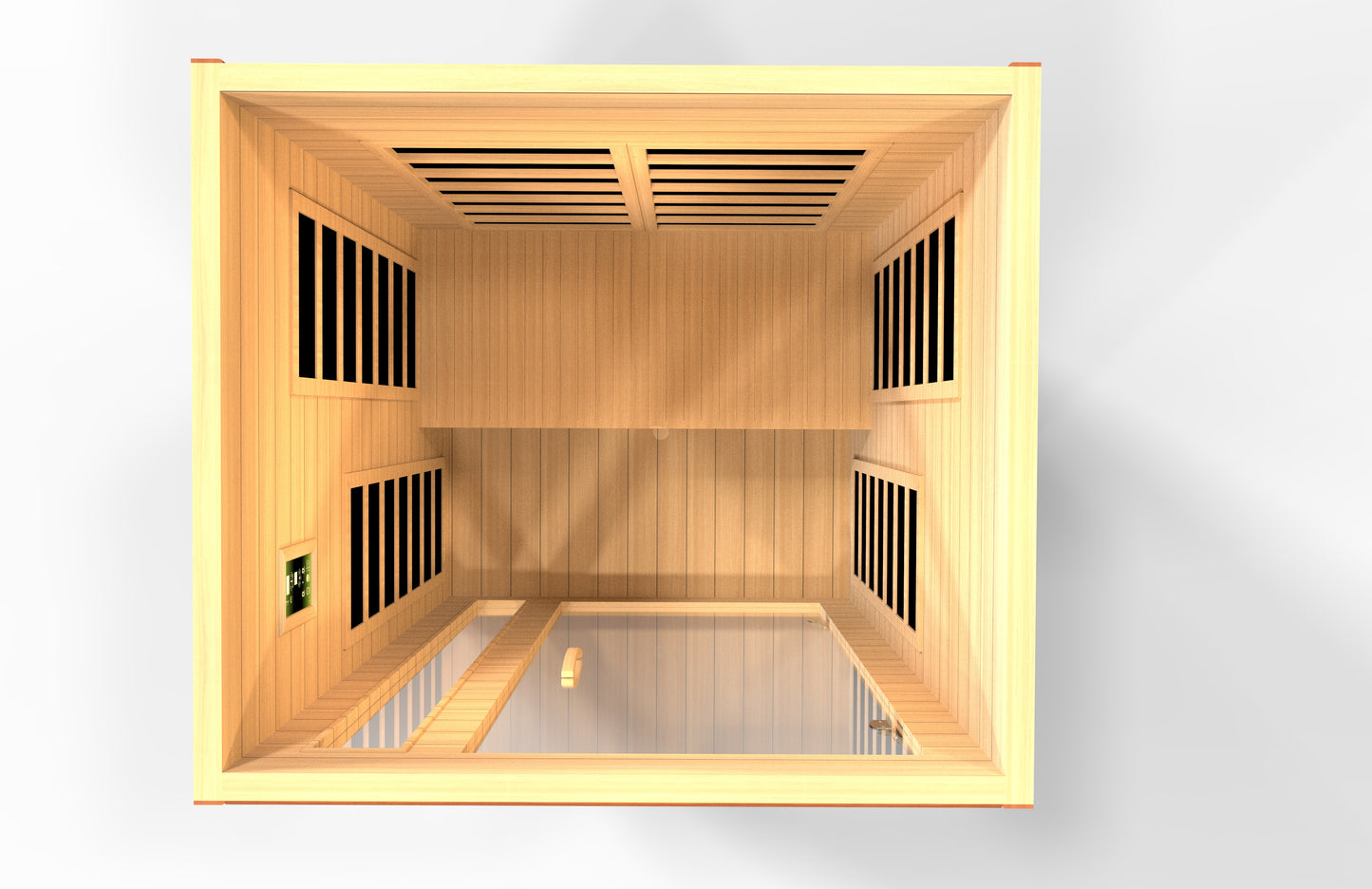 Dynamic "Cordoba" 2 Person Ultra Low EMF FAR IR Sauna Elite Diet and Exercise