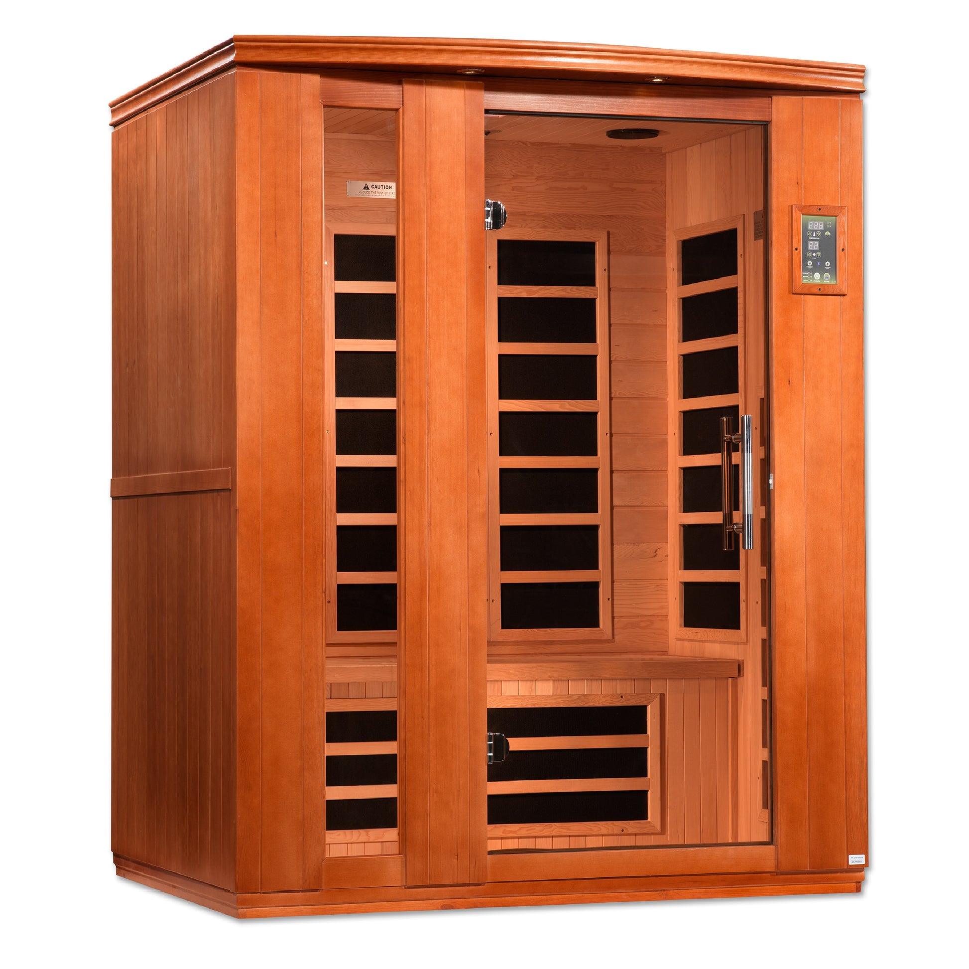 Dynamic "Lugano" 3 Person Low EMF Far IR Sauna Diet & Exercise