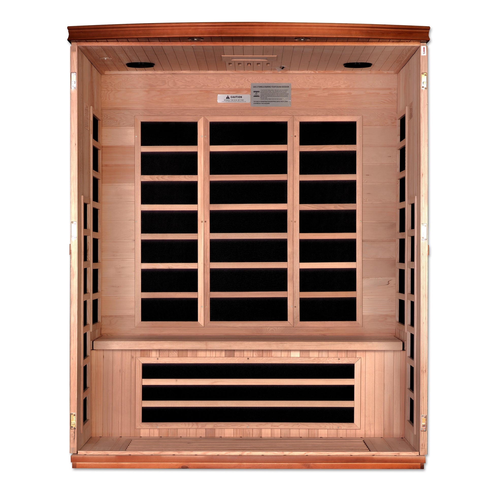 Dynamic "Lugano" 3 Person Low EMF Far IR Sauna Diet & Exercise