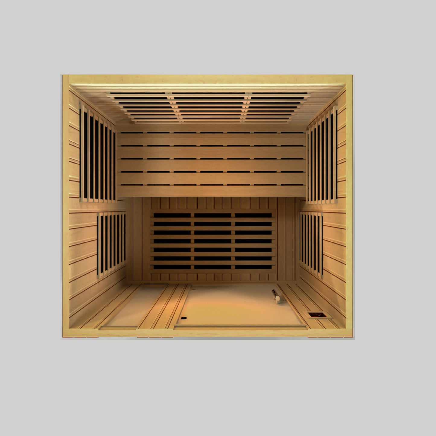 Dynamic "Lugano" 3 Person Low EMF Far IR Sauna Diet & Exercise