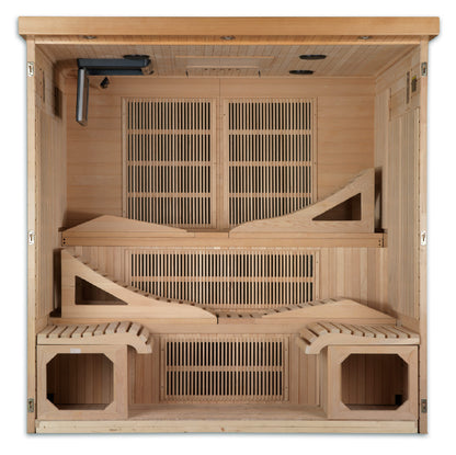 Dynamic "Monaco" 6 Person Ultra Low EMF Far IR Sauna Dynamic