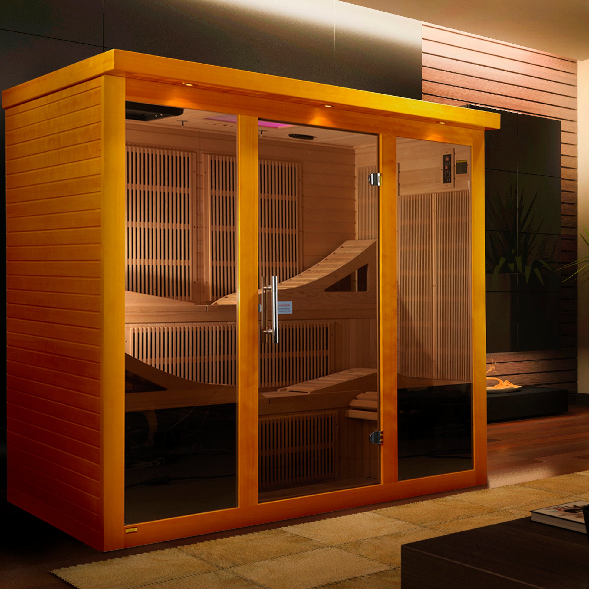 Dynamic "Monaco" 6 Person Ultra Low EMF Far IR Sauna Dynamic