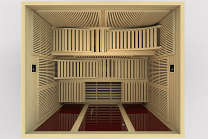 Dynamic "Monaco" 6 Person Ultra Low EMF Far IR Sauna Dynamic