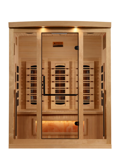 2025 Golden Designs "Reserve Edition" 3 Person Full Spectrum with Himalayan Salt Bar Golden Designs