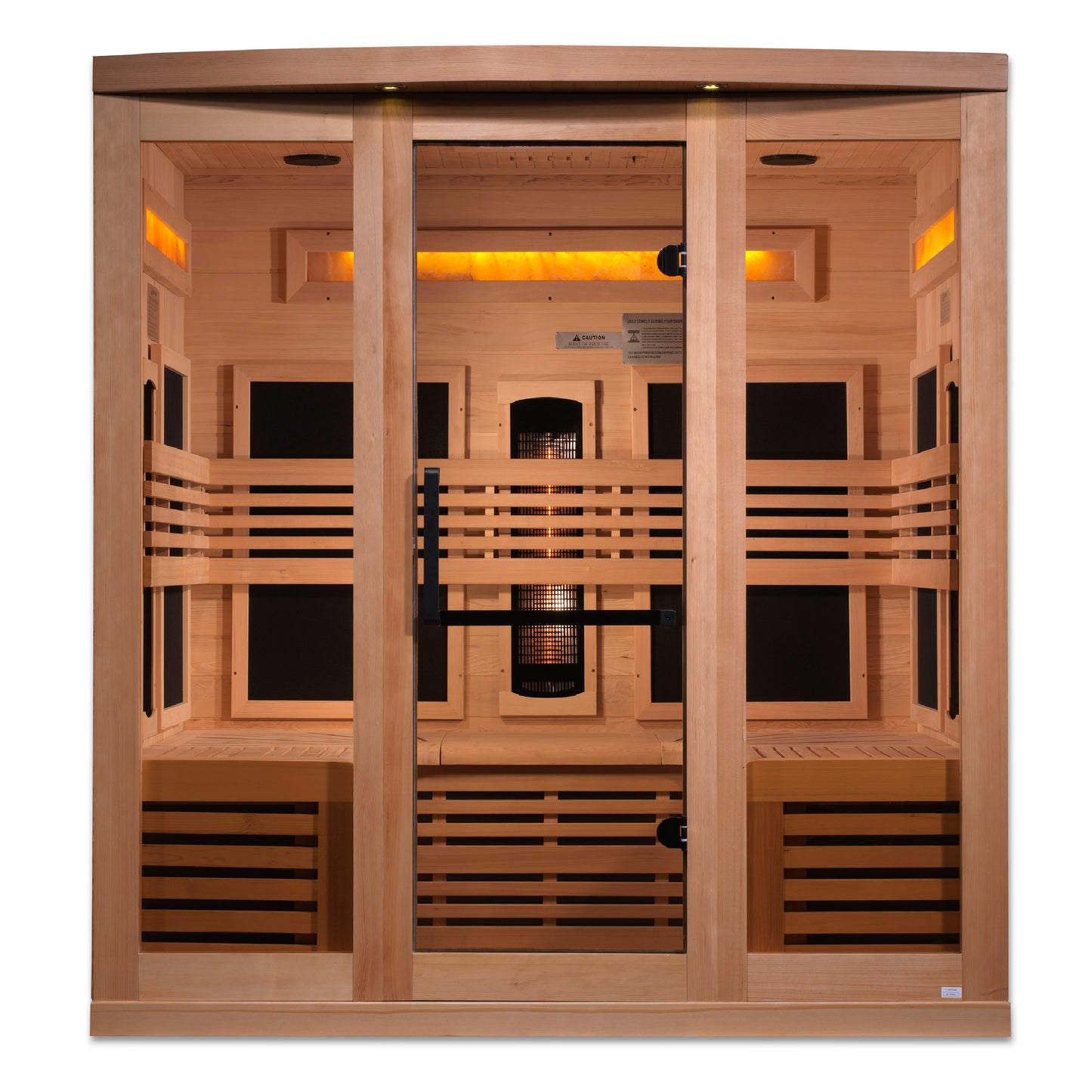Golden Designs "Reserve Edition" 6 Person Near Zero EMF Full Spectrum with Himalayan Salt Bar Golden Designs