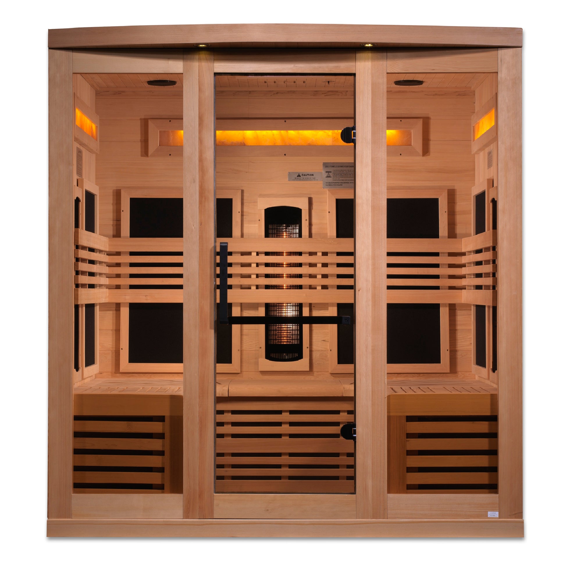 Golden Designs "Reserve Edition" 6 Person Near Zero EMF Full Spectrum with Himalayan Salt Bar Golden Designs