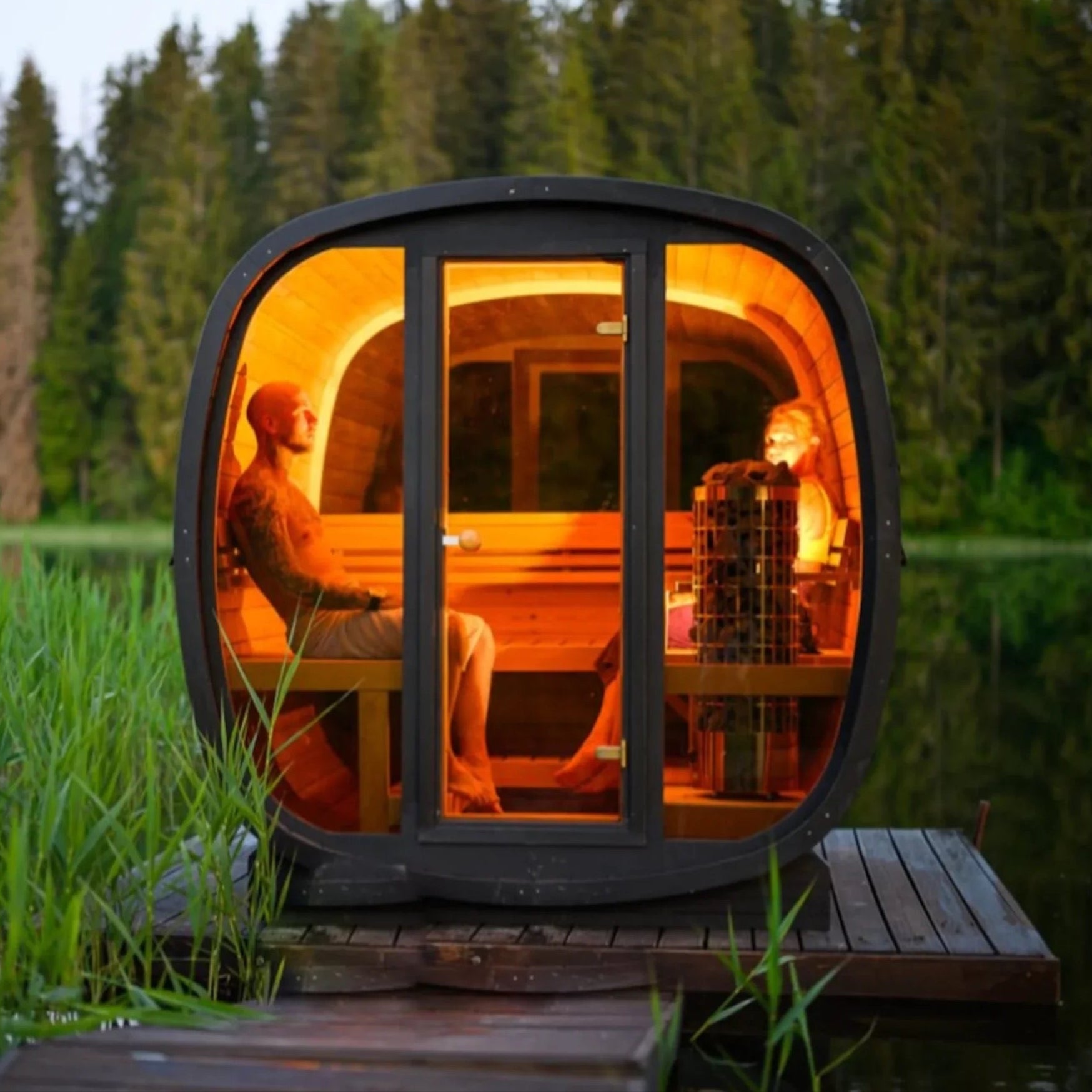 Auris Two Luxury Outdoor Cedar Sauna Diet & Exercise