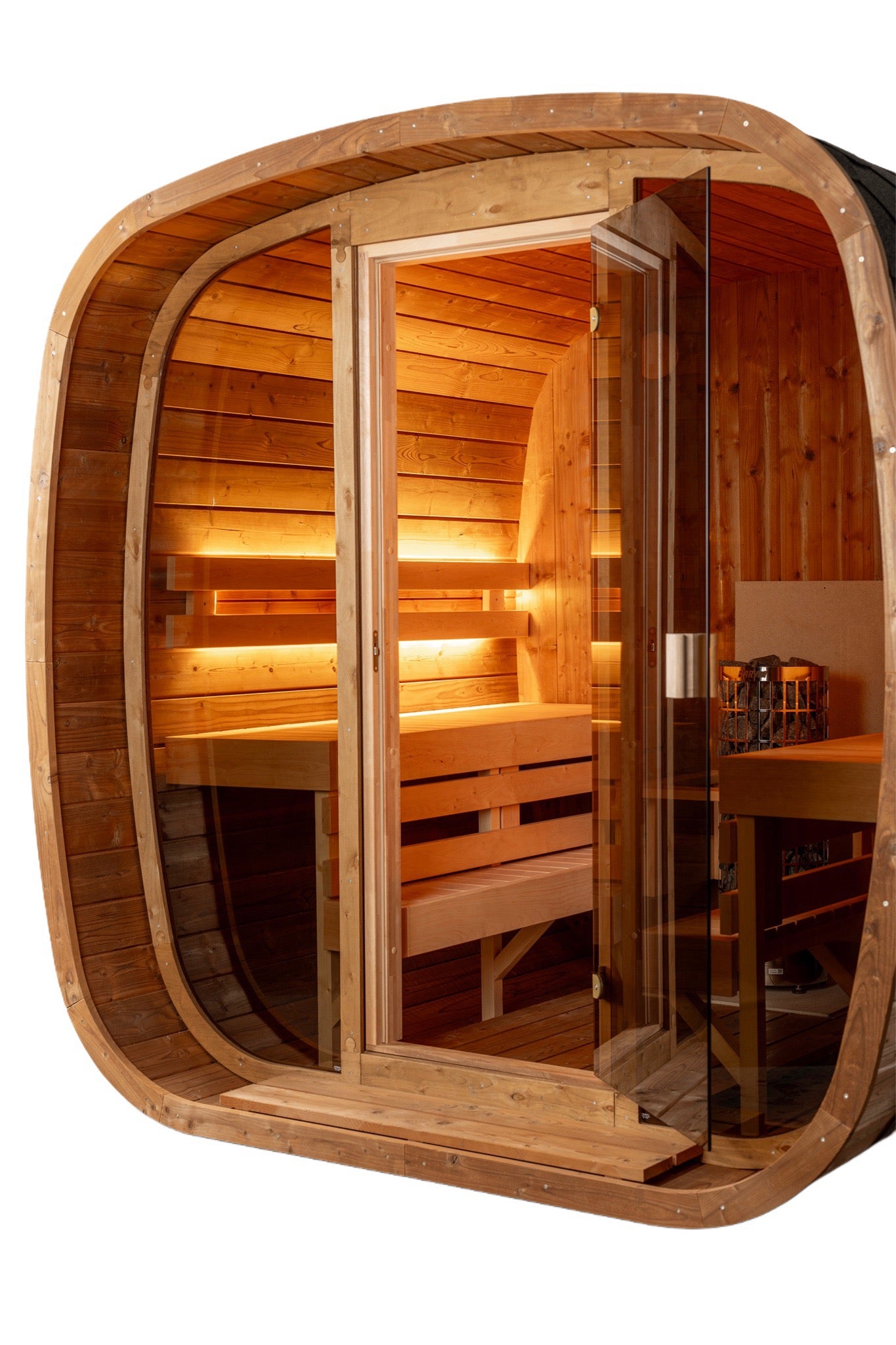 Auris Two Luxury Outdoor Cedar Sauna Diet & Exercise