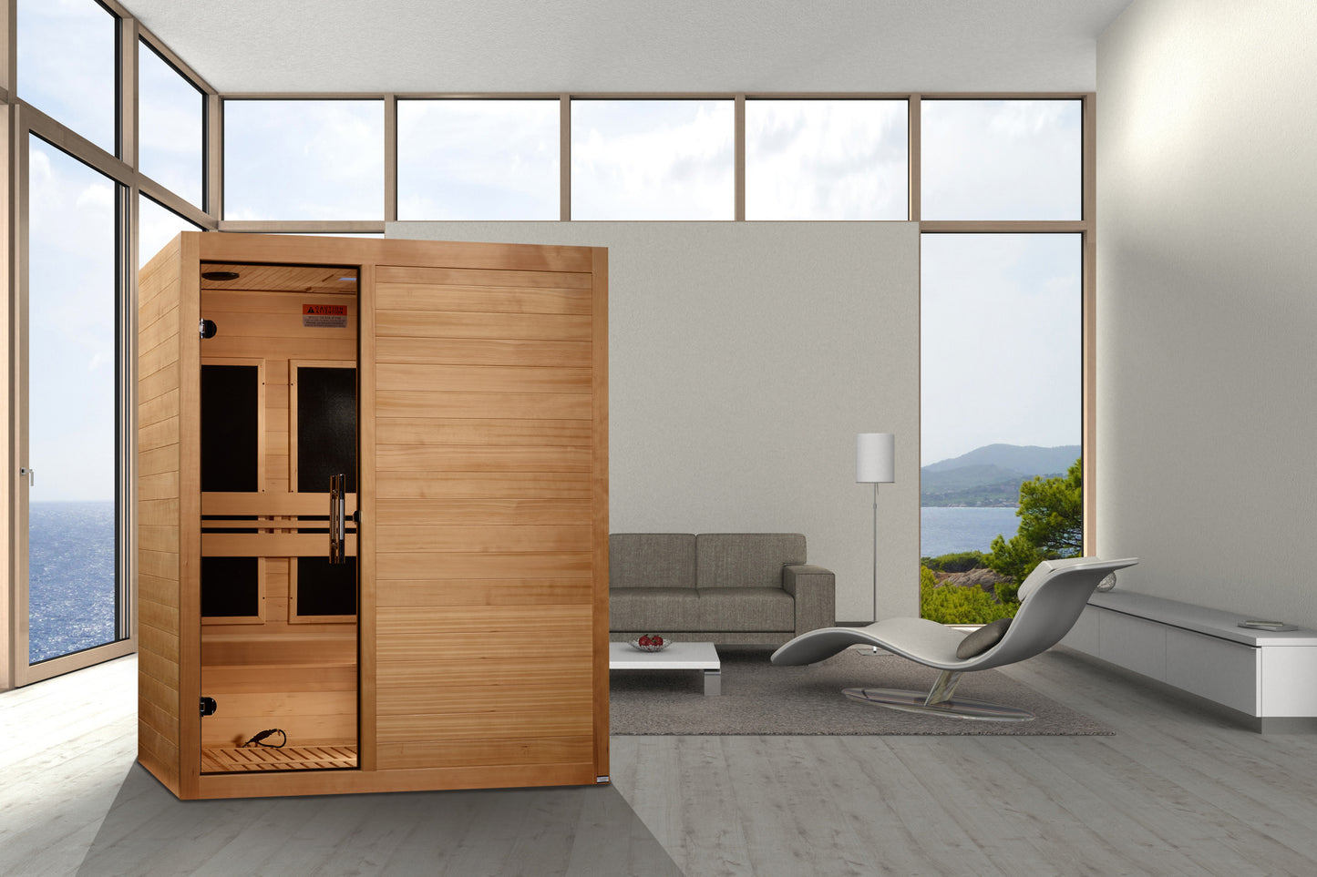 Maxxus "S-Line" 3 Person Full Spectrum IR Sauna Maxxus