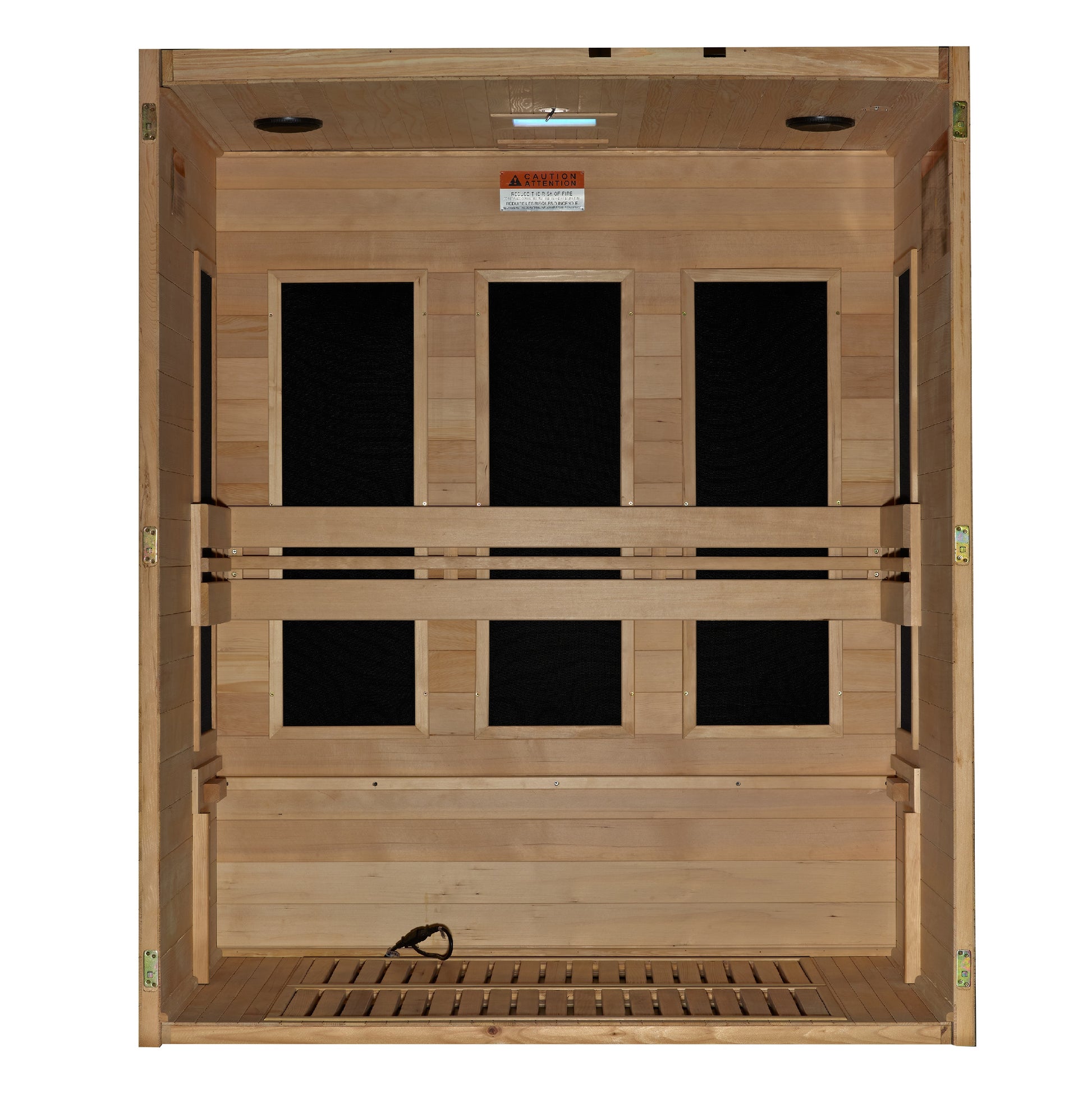 Maxxus "S-Line" 3 Person Full Spectrum IR Sauna Maxxus