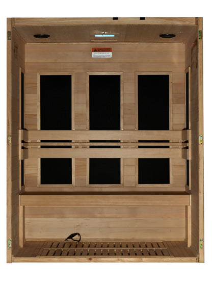 Maxxus "S-Line" 3 Person Full Spectrum IR Sauna Maxxus