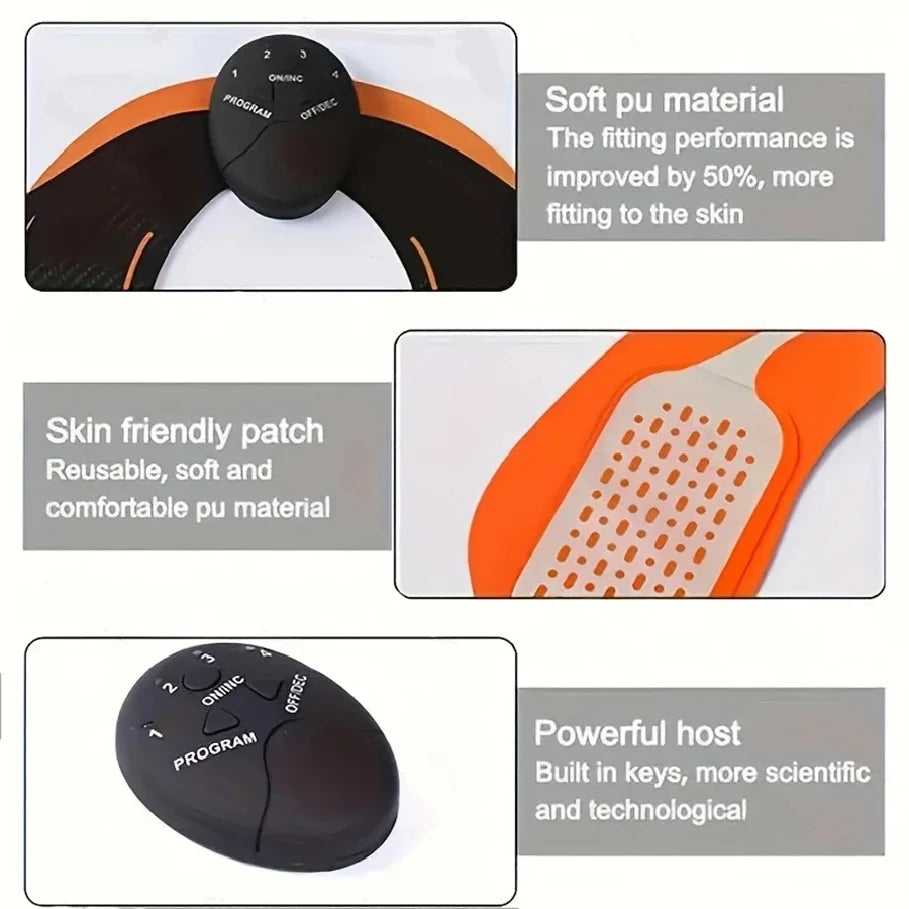 Abs Stimulator, Abdominal Toning Workout for Abdomen/Arm/Leg,Workout Equipment for Men Women Diet and Exercise
