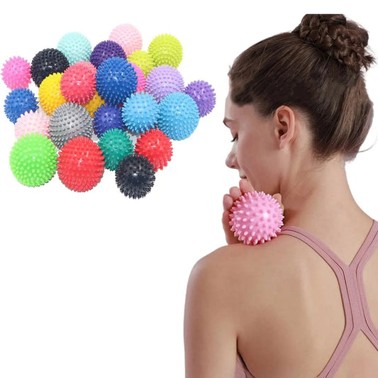 Spiky Massage Ball Exercise - Hand, Foot Pain Relief - Plantar Relievers - Muscle Soreness Relief | Gift To Wife Diet and Exercise