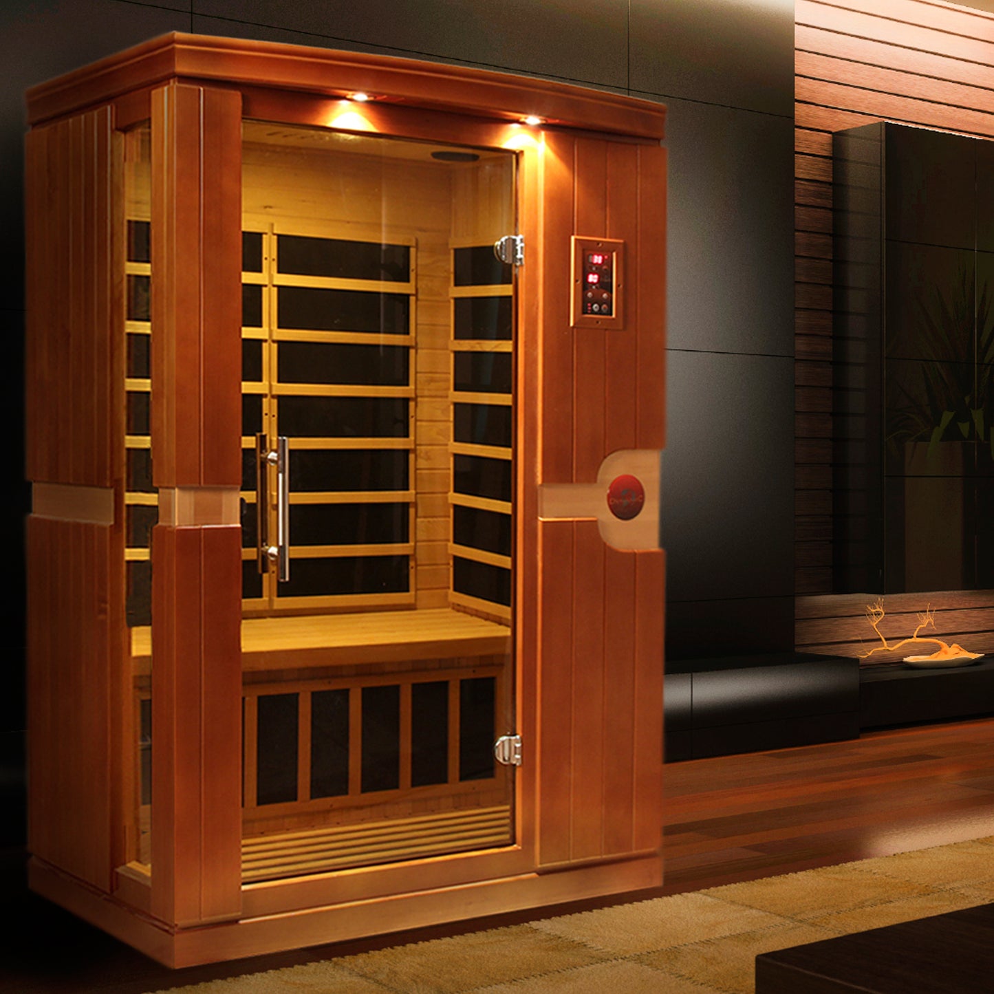 Dynamic "Venice" 2 Person Low EMF Far IR Sauna Diet & Exercise