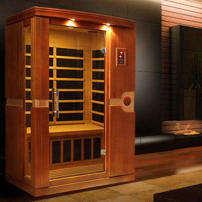 Dynamic "Venice" 2 Person Low EMF Far IR Sauna Diet & Exercise